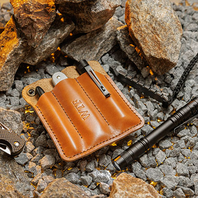 Leather EDC pouch