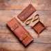 Discover the epitome of sophistication and functionality with our genuine leather pipe pouch designed exclusively for Churchwarden pipes measuring up to 10 inches in length