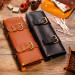 Discover the epitome of sophistication and functionality with our genuine leather pipe pouch designed exclusively for Churchwarden pipes measuring up to 10 inches in length