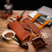  Crafted with meticulous attention to detail, this pipe bag is not just an accessory; it's an essential companion for connoisseurs of fine tobacco and elegant pipes