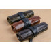 In a leather pipe roll you can fit specific kit such as a smoking pipe, tobacco accessories, or several cigars.