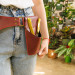 Our garden tools belt comes with a detachable pouch for your utilities