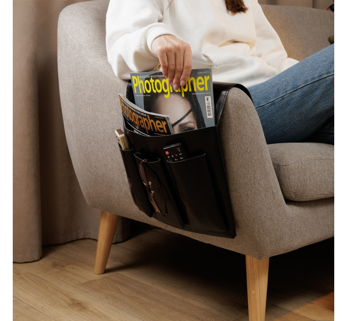 ✅ Stylish & Functional couch organizer will elevate the look of your living room while let you enjoying the convenience of having everything you need right at your fingertips✅ Ample Storage with multiple pockets and compartments✅ Easy to Use. Simp