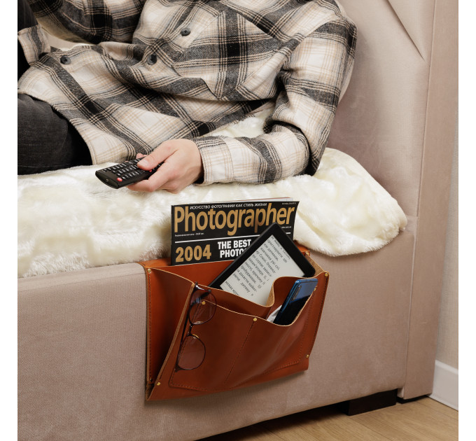 With multiple pockets and compartments, this under the mattress caddy is perfect for storing your books, tablets, glasses, remotes, and more – keeping them organized and easily accessible throughout the night