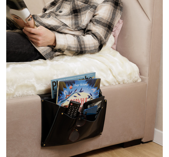 Stylish & Functional bed caddy will elevate the look of your bedroom while let you enjoying the convenience of having everything you need right at your fingertips